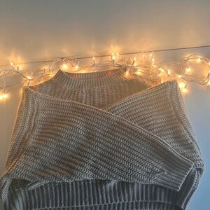 Brown SHEIN knitted sweater